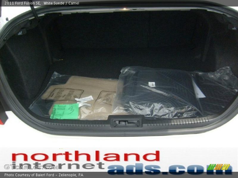 White Suede / Camel 2011 Ford Fusion SE