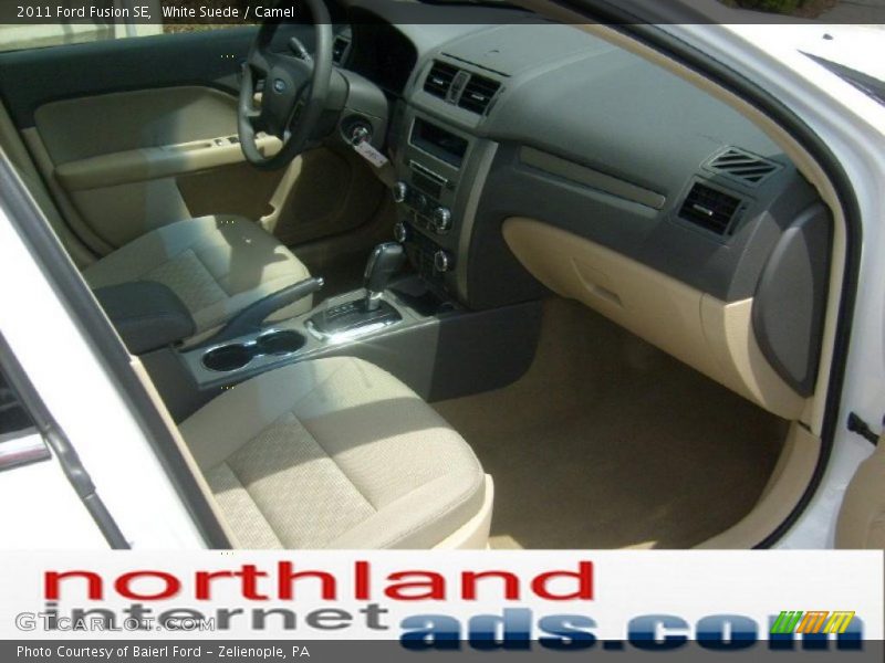 White Suede / Camel 2011 Ford Fusion SE