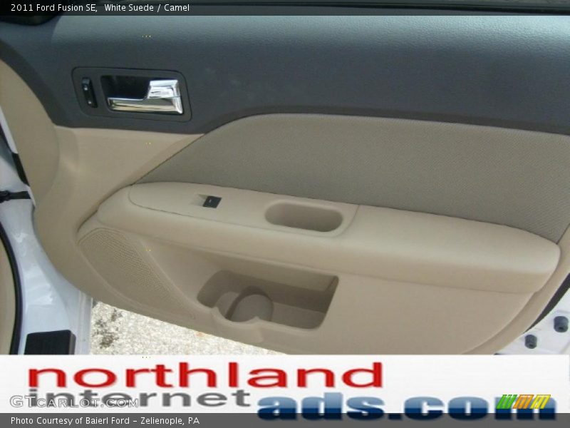 White Suede / Camel 2011 Ford Fusion SE