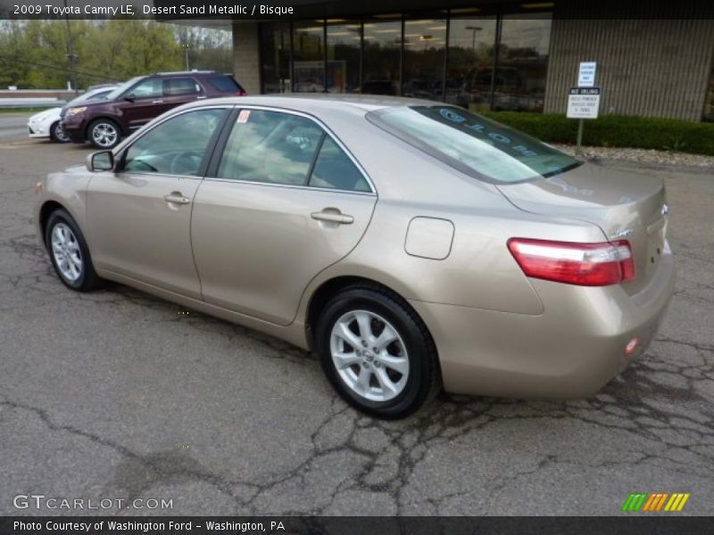 Desert Sand Metallic / Bisque 2009 Toyota Camry LE