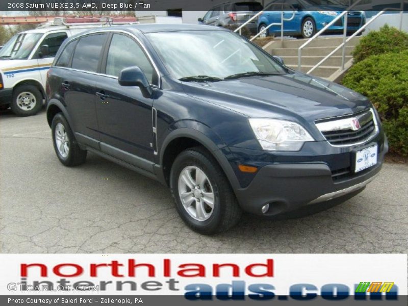 Deep Blue / Tan 2008 Saturn VUE XE 3.5 AWD