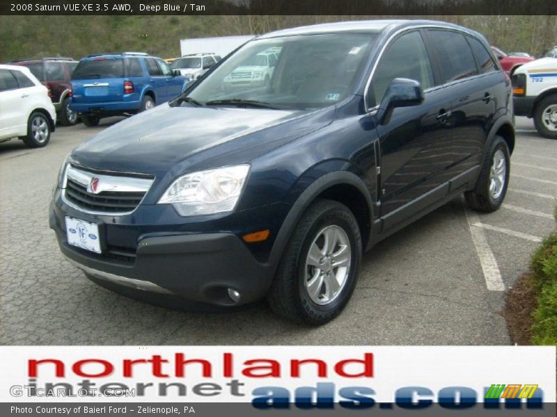 Deep Blue / Tan 2008 Saturn VUE XE 3.5 AWD