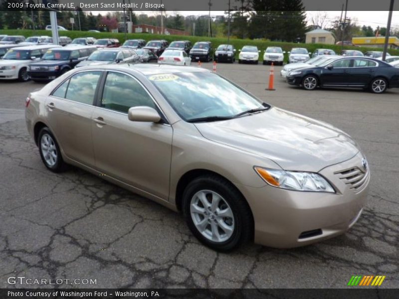 Desert Sand Metallic / Bisque 2009 Toyota Camry LE