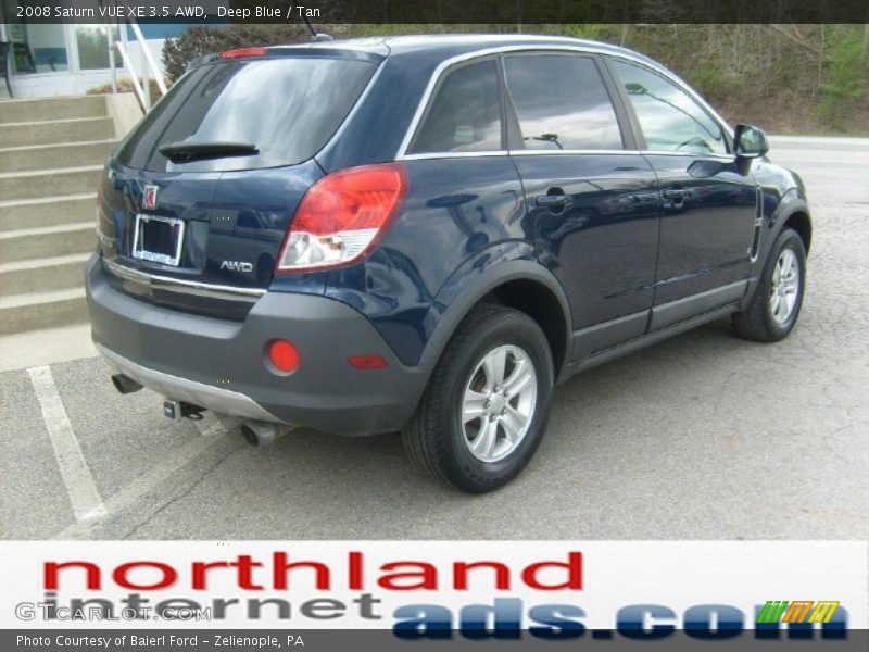 Deep Blue / Tan 2008 Saturn VUE XE 3.5 AWD