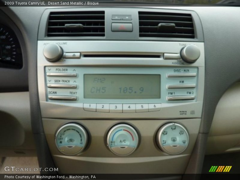 Desert Sand Metallic / Bisque 2009 Toyota Camry LE