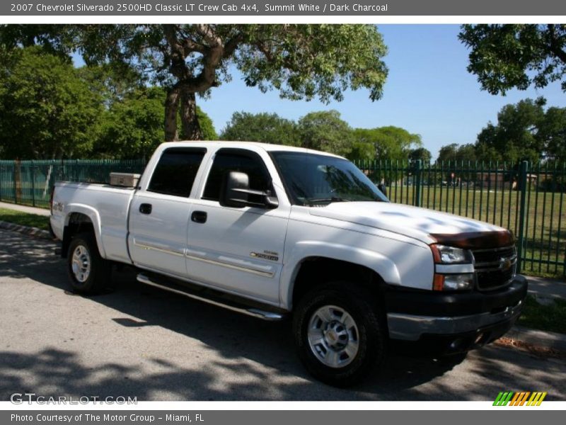 Summit White / Dark Charcoal 2007 Chevrolet Silverado 2500HD Classic LT Crew Cab 4x4
