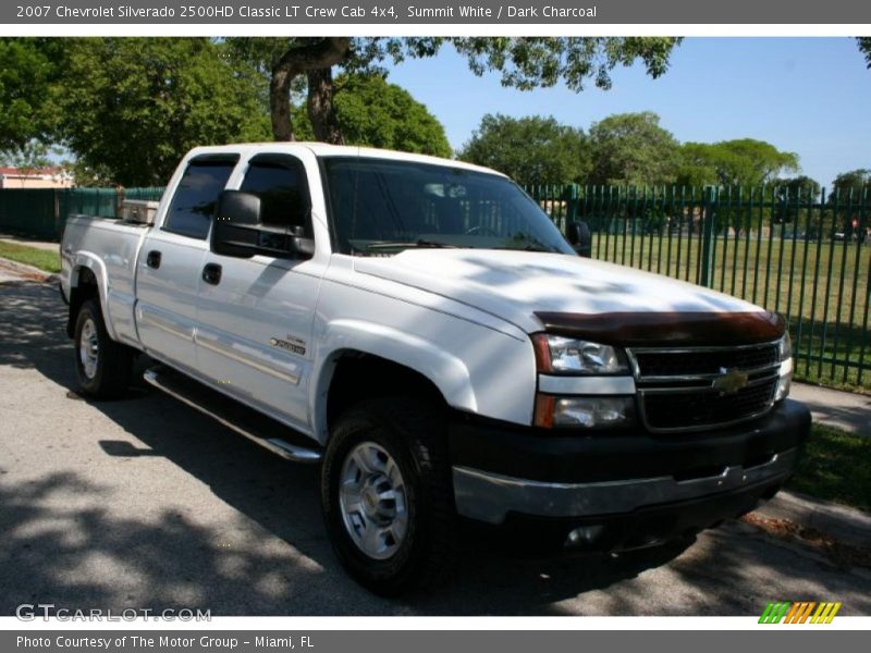 Summit White / Dark Charcoal 2007 Chevrolet Silverado 2500HD Classic LT Crew Cab 4x4