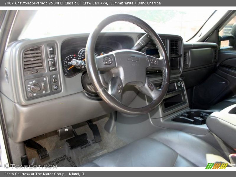 Summit White / Dark Charcoal 2007 Chevrolet Silverado 2500HD Classic LT Crew Cab 4x4