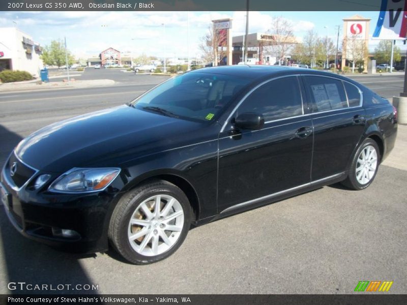 Obsidian Black / Black 2007 Lexus GS 350 AWD