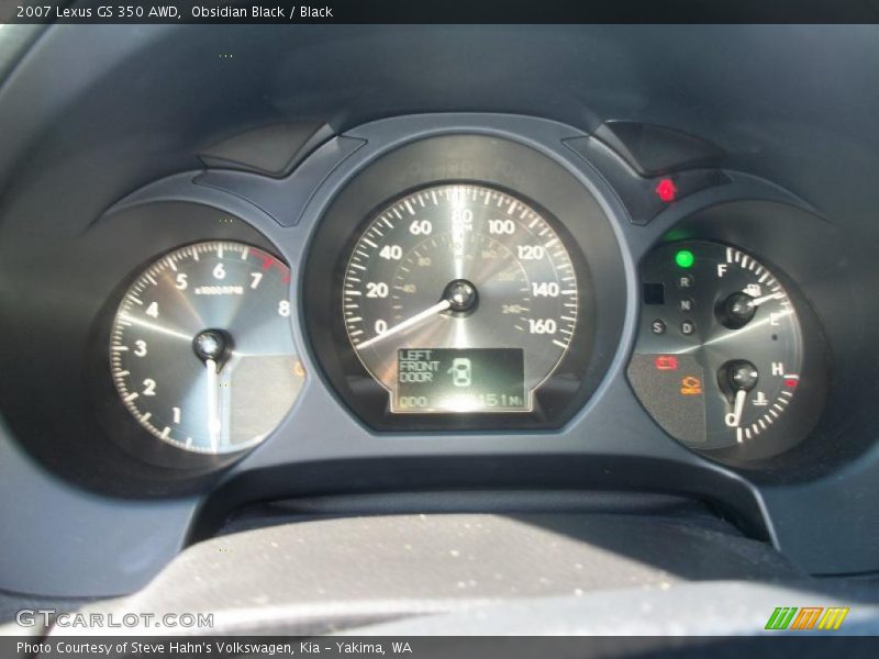 Obsidian Black / Black 2007 Lexus GS 350 AWD
