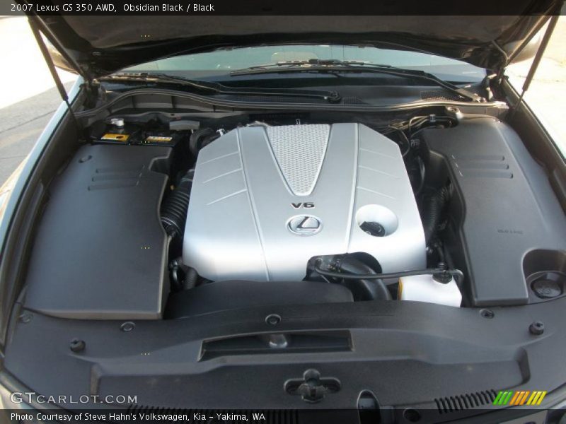 Obsidian Black / Black 2007 Lexus GS 350 AWD
