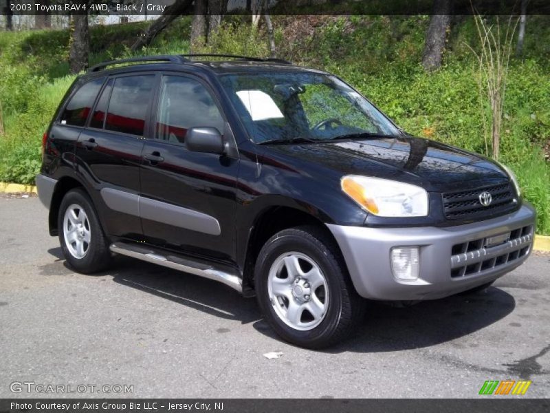 Black / Gray 2003 Toyota RAV4 4WD