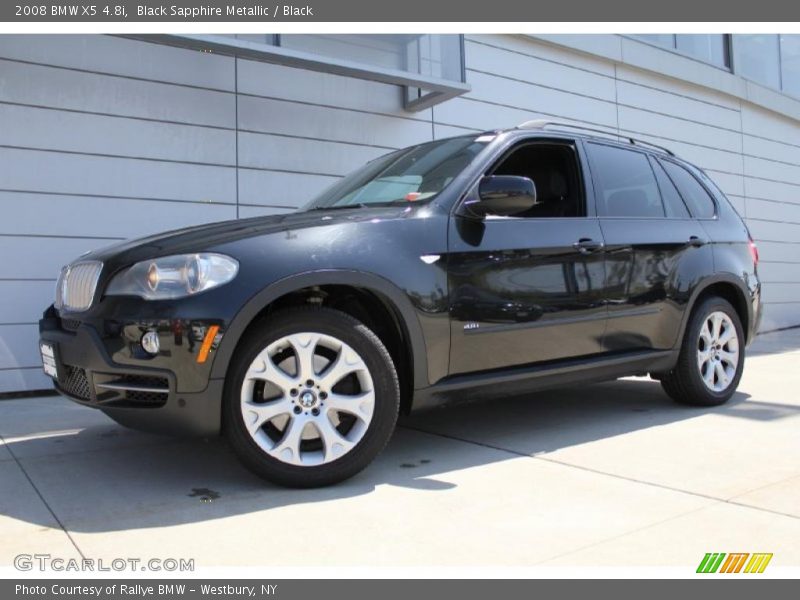 Black Sapphire Metallic / Black 2008 BMW X5 4.8i