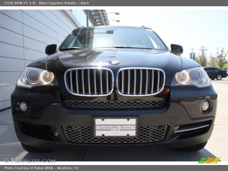 Black Sapphire Metallic / Black 2008 BMW X5 4.8i