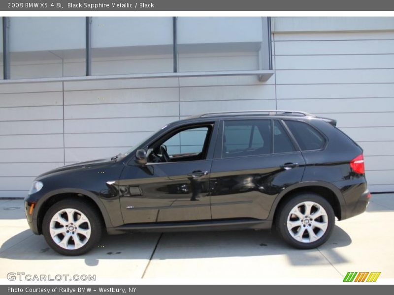 Black Sapphire Metallic / Black 2008 BMW X5 4.8i