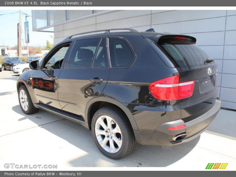 Black Sapphire Metallic / Black 2008 BMW X5 4.8i