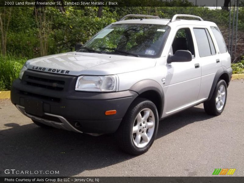Zambezi Silver Metallic / Black 2003 Land Rover Freelander SE