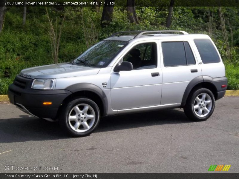 Zambezi Silver Metallic / Black 2003 Land Rover Freelander SE