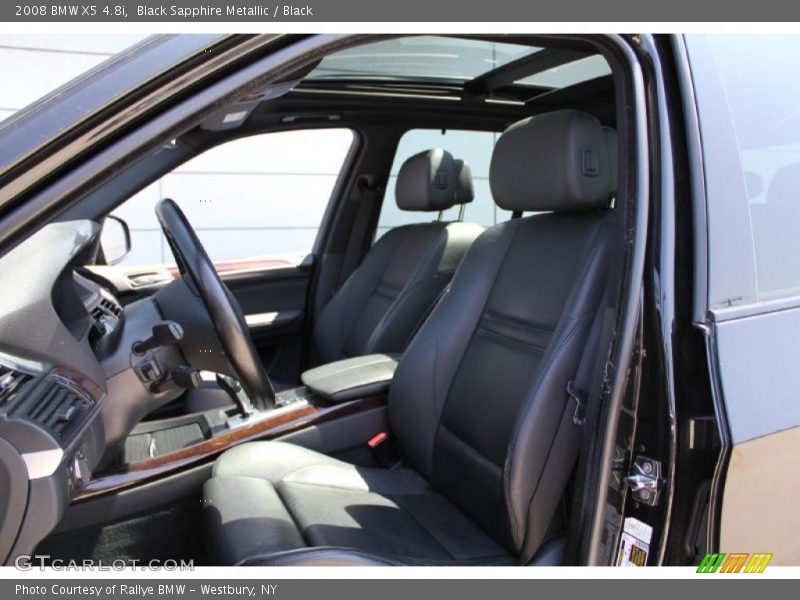 Black Sapphire Metallic / Black 2008 BMW X5 4.8i