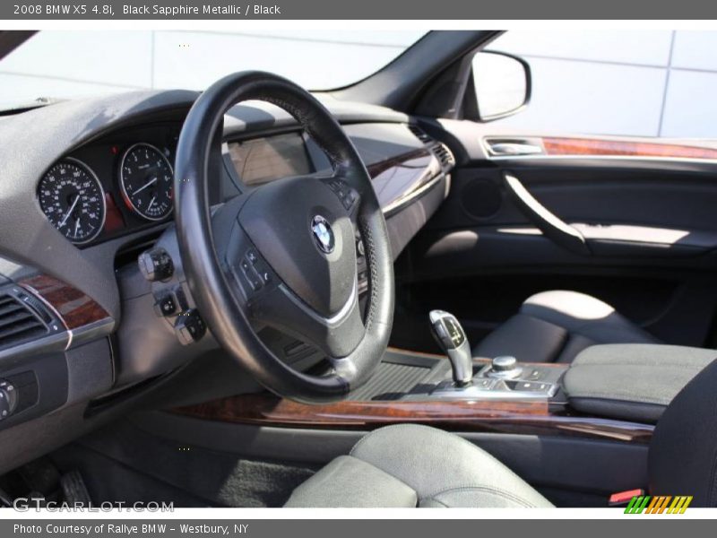 Black Sapphire Metallic / Black 2008 BMW X5 4.8i