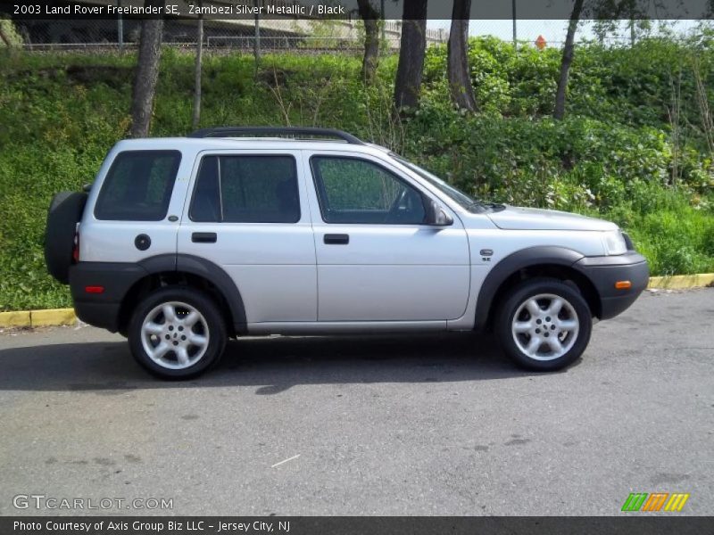 Zambezi Silver Metallic / Black 2003 Land Rover Freelander SE