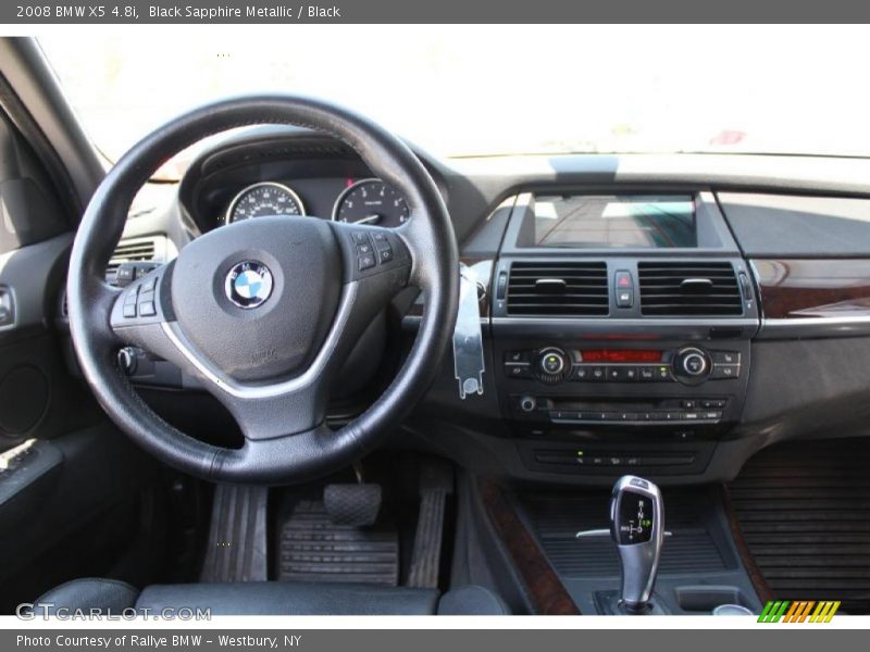 Black Sapphire Metallic / Black 2008 BMW X5 4.8i