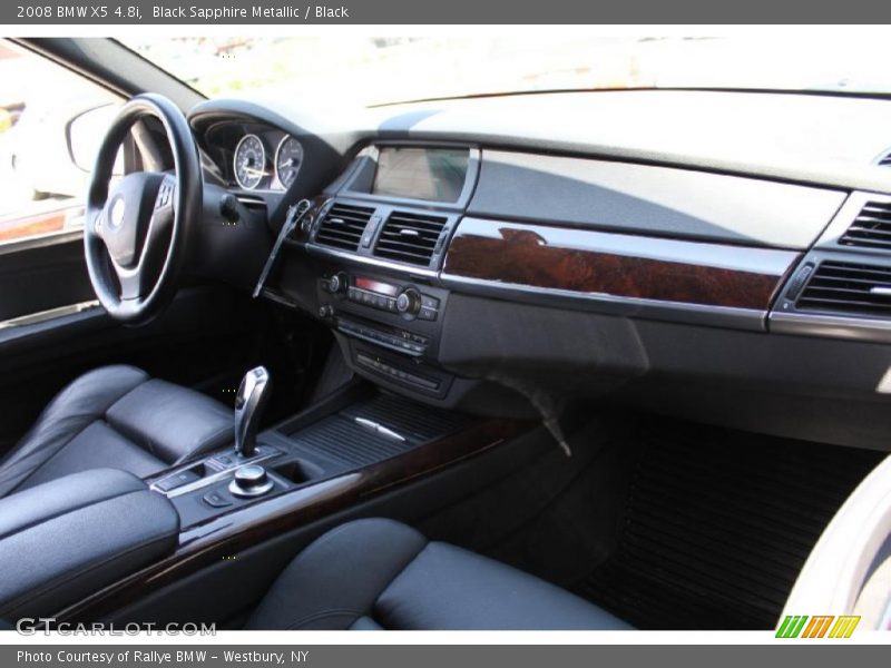 Black Sapphire Metallic / Black 2008 BMW X5 4.8i