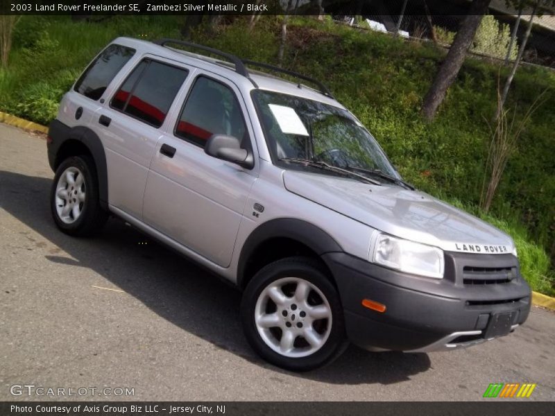 Zambezi Silver Metallic / Black 2003 Land Rover Freelander SE