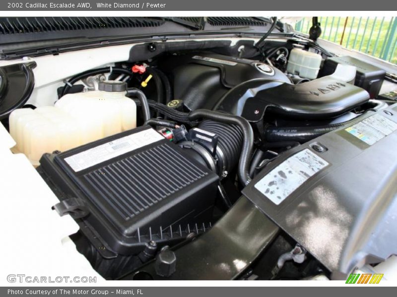 White Diamond / Pewter 2002 Cadillac Escalade AWD