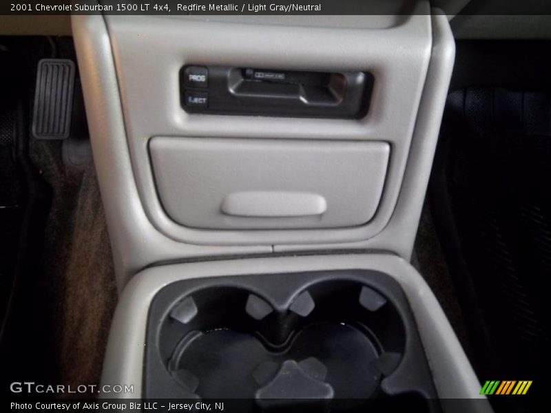 Redfire Metallic / Light Gray/Neutral 2001 Chevrolet Suburban 1500 LT 4x4