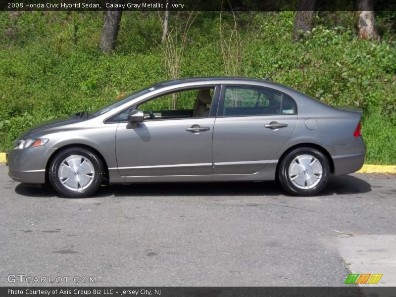 Galaxy Gray Metallic / Ivory 2008 Honda Civic Hybrid Sedan