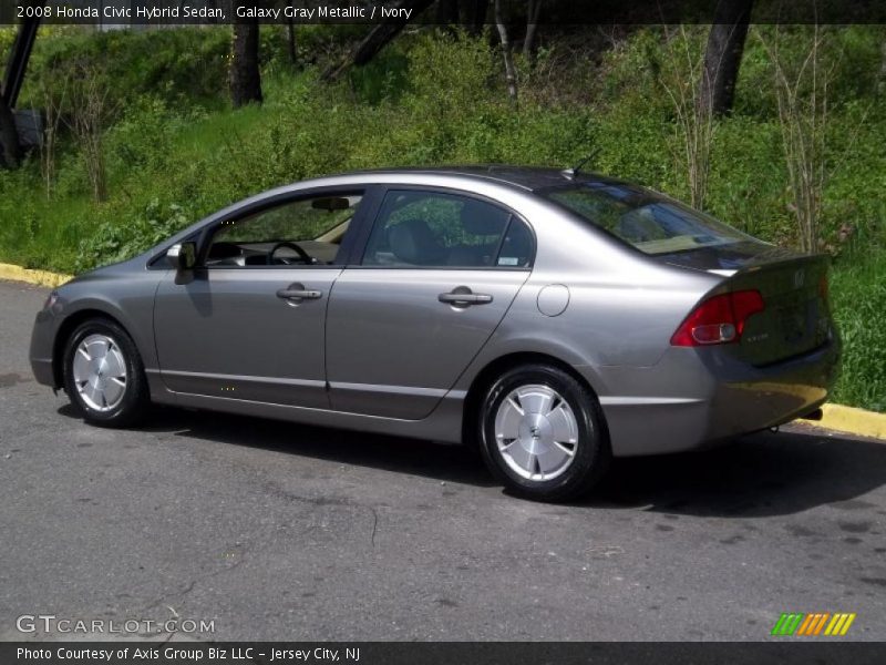 Galaxy Gray Metallic / Ivory 2008 Honda Civic Hybrid Sedan