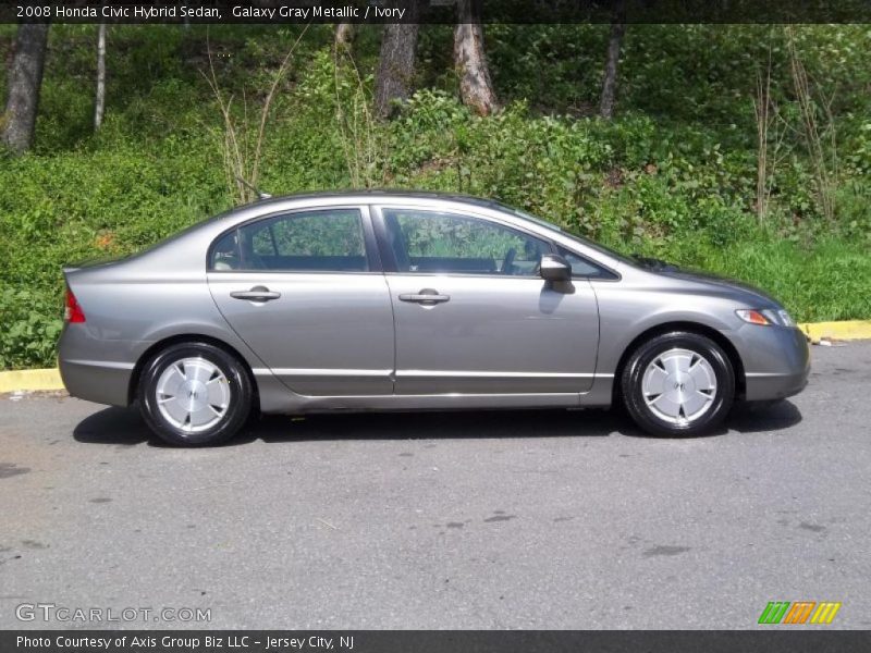 Galaxy Gray Metallic / Ivory 2008 Honda Civic Hybrid Sedan