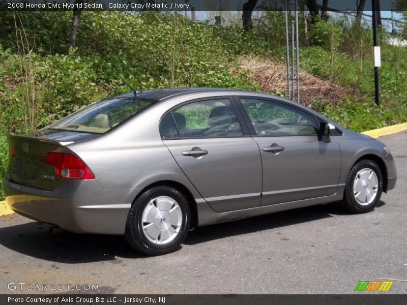 Galaxy Gray Metallic / Ivory 2008 Honda Civic Hybrid Sedan