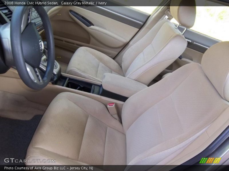 Galaxy Gray Metallic / Ivory 2008 Honda Civic Hybrid Sedan