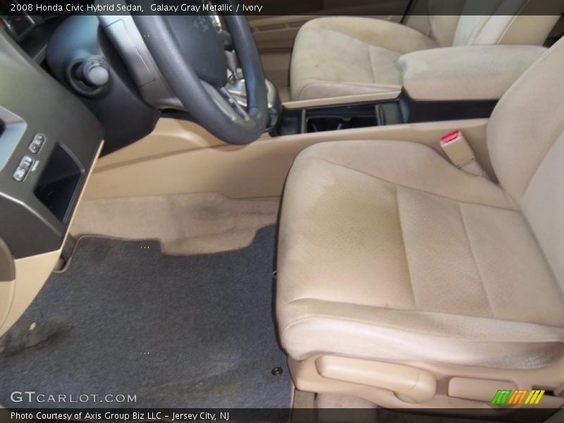 Galaxy Gray Metallic / Ivory 2008 Honda Civic Hybrid Sedan