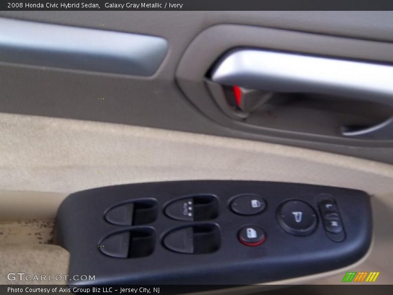 Galaxy Gray Metallic / Ivory 2008 Honda Civic Hybrid Sedan