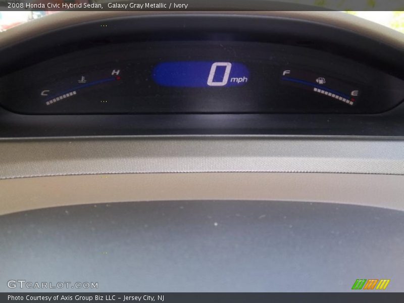 Galaxy Gray Metallic / Ivory 2008 Honda Civic Hybrid Sedan