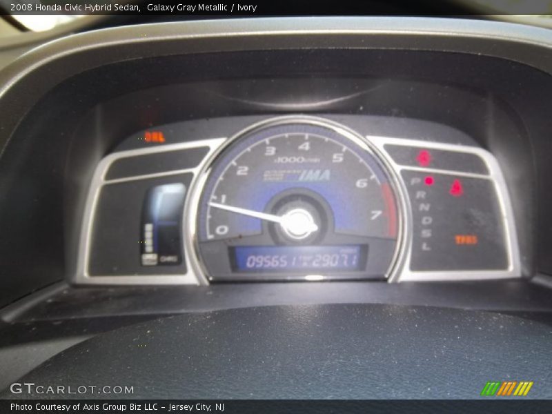 Galaxy Gray Metallic / Ivory 2008 Honda Civic Hybrid Sedan