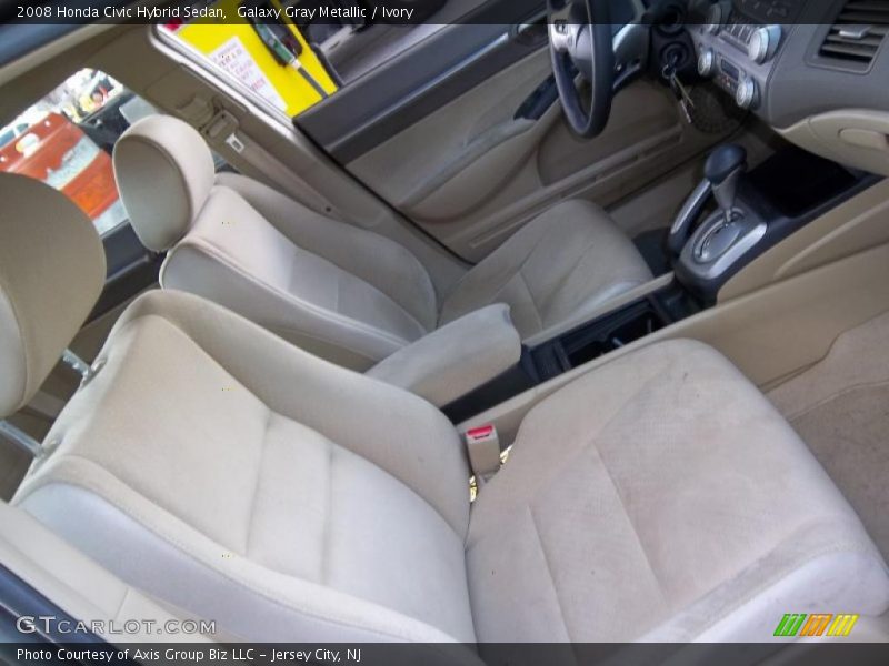Galaxy Gray Metallic / Ivory 2008 Honda Civic Hybrid Sedan