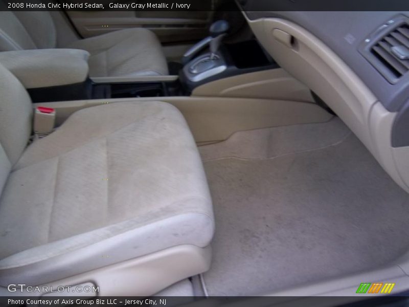 Galaxy Gray Metallic / Ivory 2008 Honda Civic Hybrid Sedan