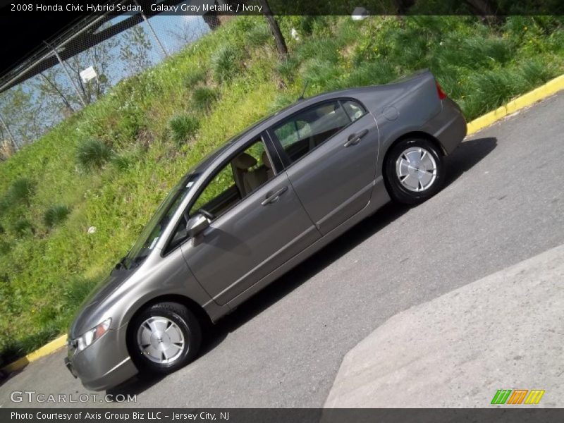 Galaxy Gray Metallic / Ivory 2008 Honda Civic Hybrid Sedan