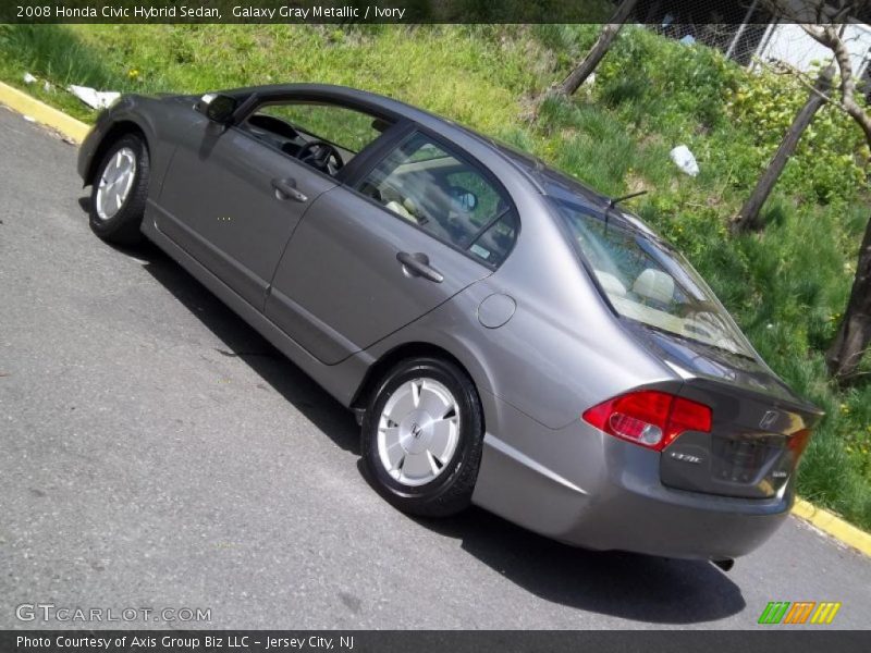 Galaxy Gray Metallic / Ivory 2008 Honda Civic Hybrid Sedan