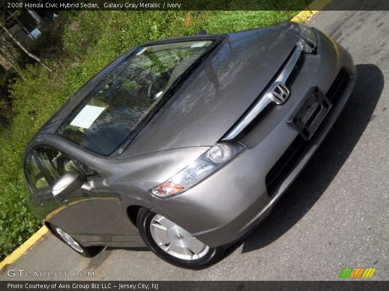 Galaxy Gray Metallic / Ivory 2008 Honda Civic Hybrid Sedan