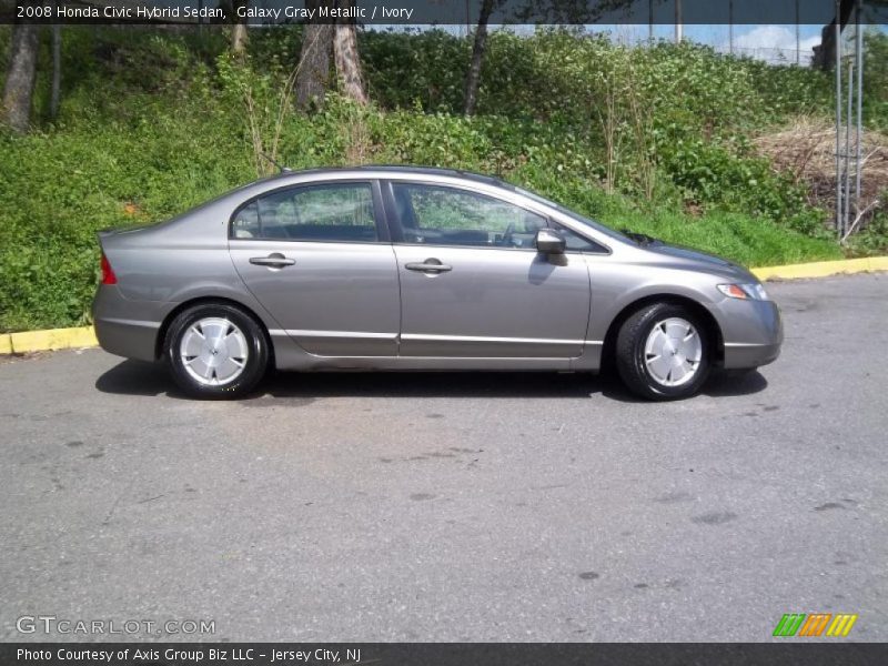 Galaxy Gray Metallic / Ivory 2008 Honda Civic Hybrid Sedan