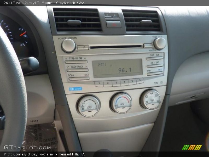 Magnetic Gray Metallic / Ash 2011 Toyota Camry LE