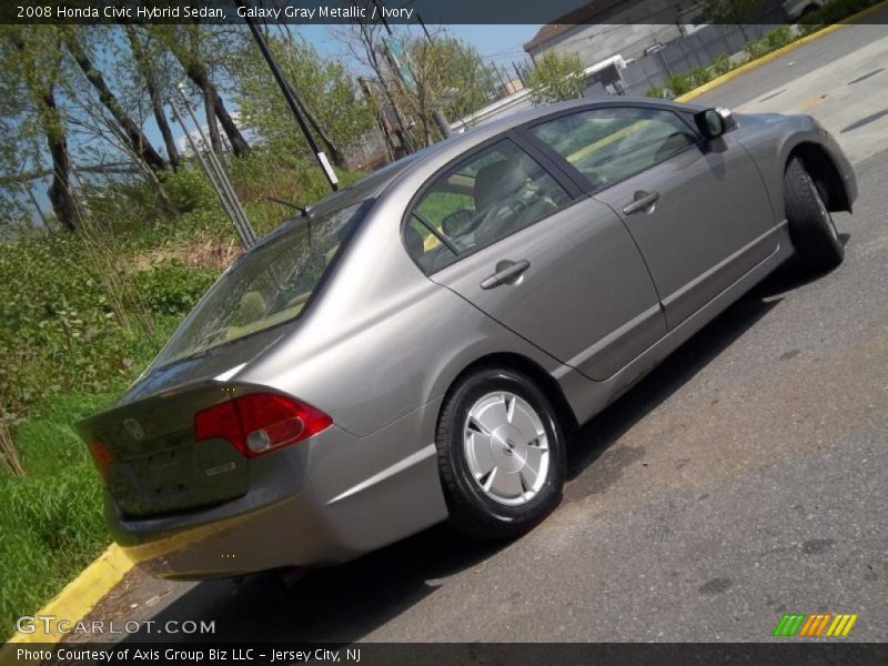 Galaxy Gray Metallic / Ivory 2008 Honda Civic Hybrid Sedan