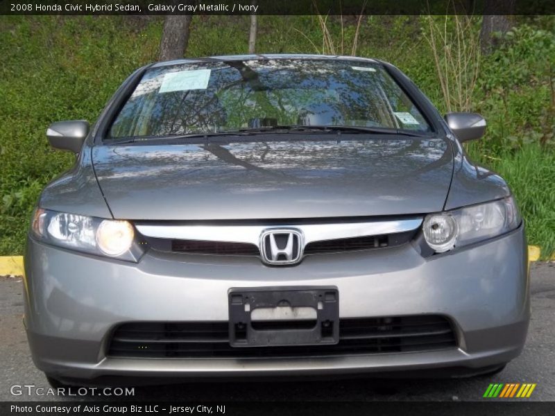 Galaxy Gray Metallic / Ivory 2008 Honda Civic Hybrid Sedan