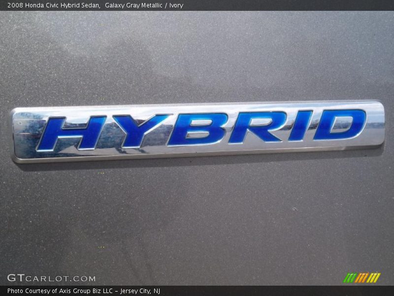 Galaxy Gray Metallic / Ivory 2008 Honda Civic Hybrid Sedan