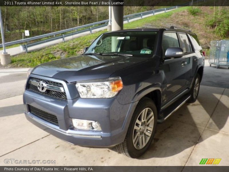 Shoreline Blue Pearl / Black Leather 2011 Toyota 4Runner Limited 4x4